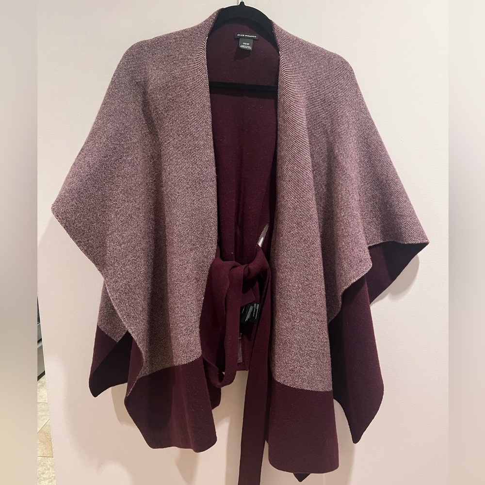 Club Monaco Wool Blend Shawl Sweater